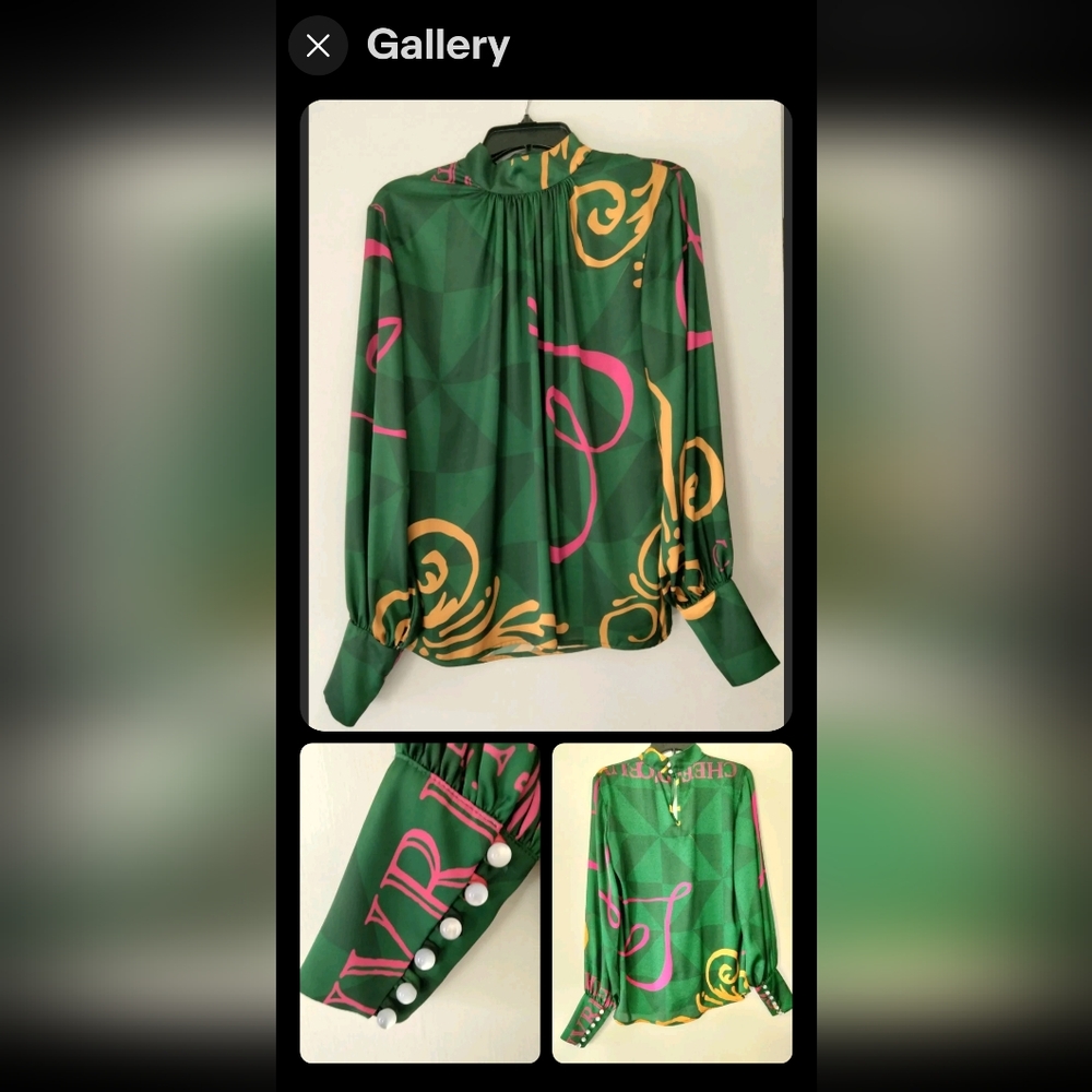 la mer blouse Chef-Doeuvre